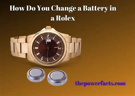 how to change batteries in a rolex